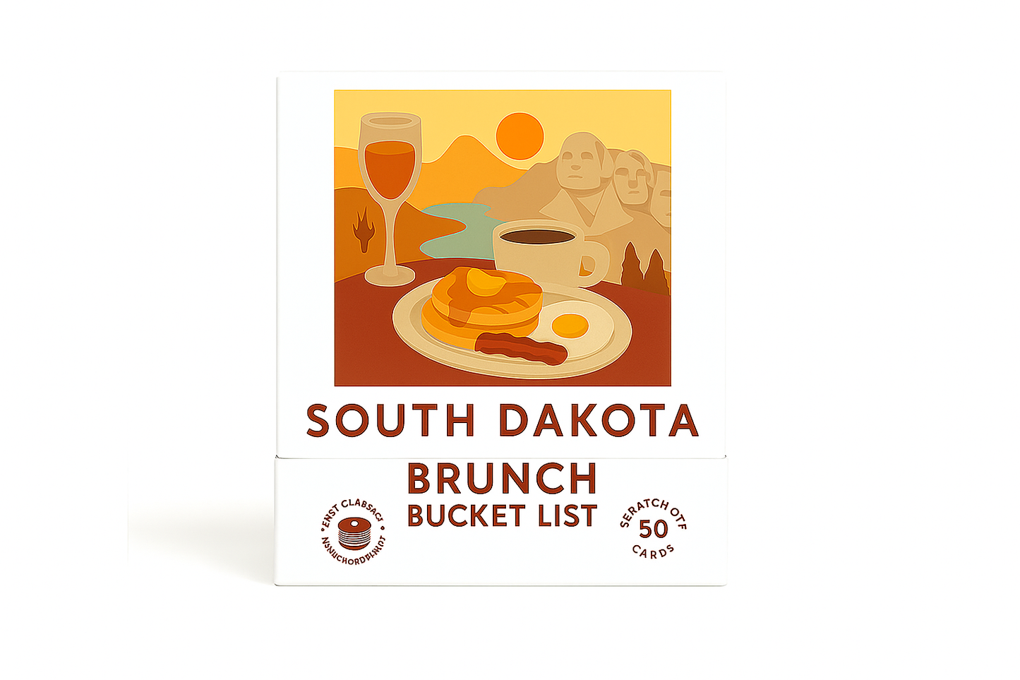 South Dakota Brunch Bucket List Cards